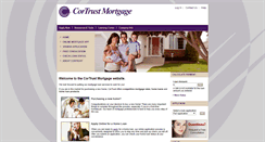 Desktop Screenshot of cortrustmortgage.com